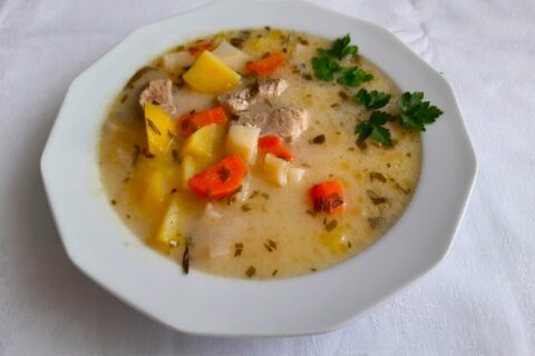 Bertrum Lawent - Suppe mit Estragon und Gemüse